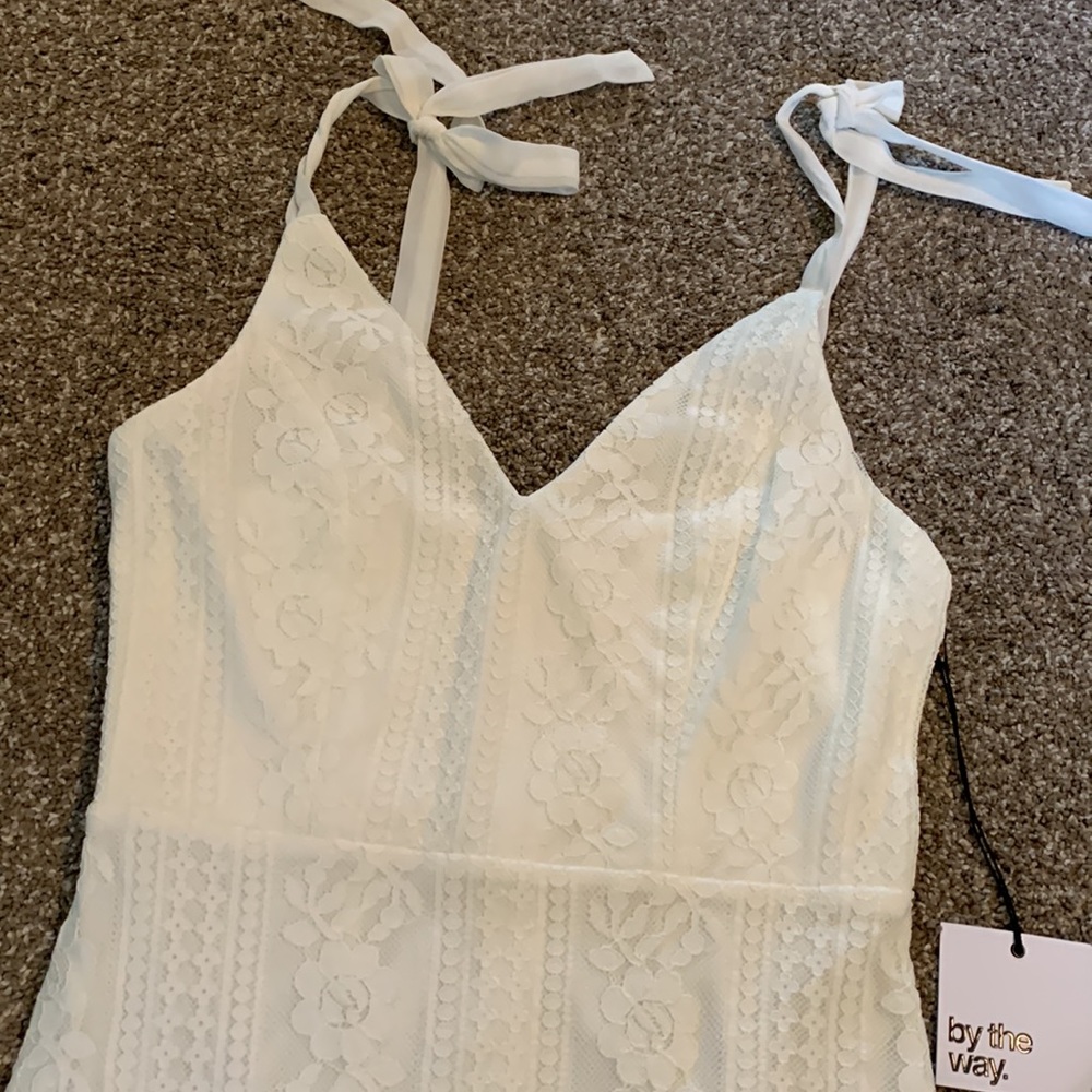 Revolve By The Way white lace mini dress. Size small, never worn